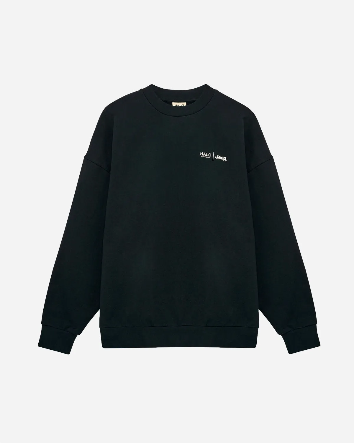 HALO Jeep Boxy Graphic Crew - Black