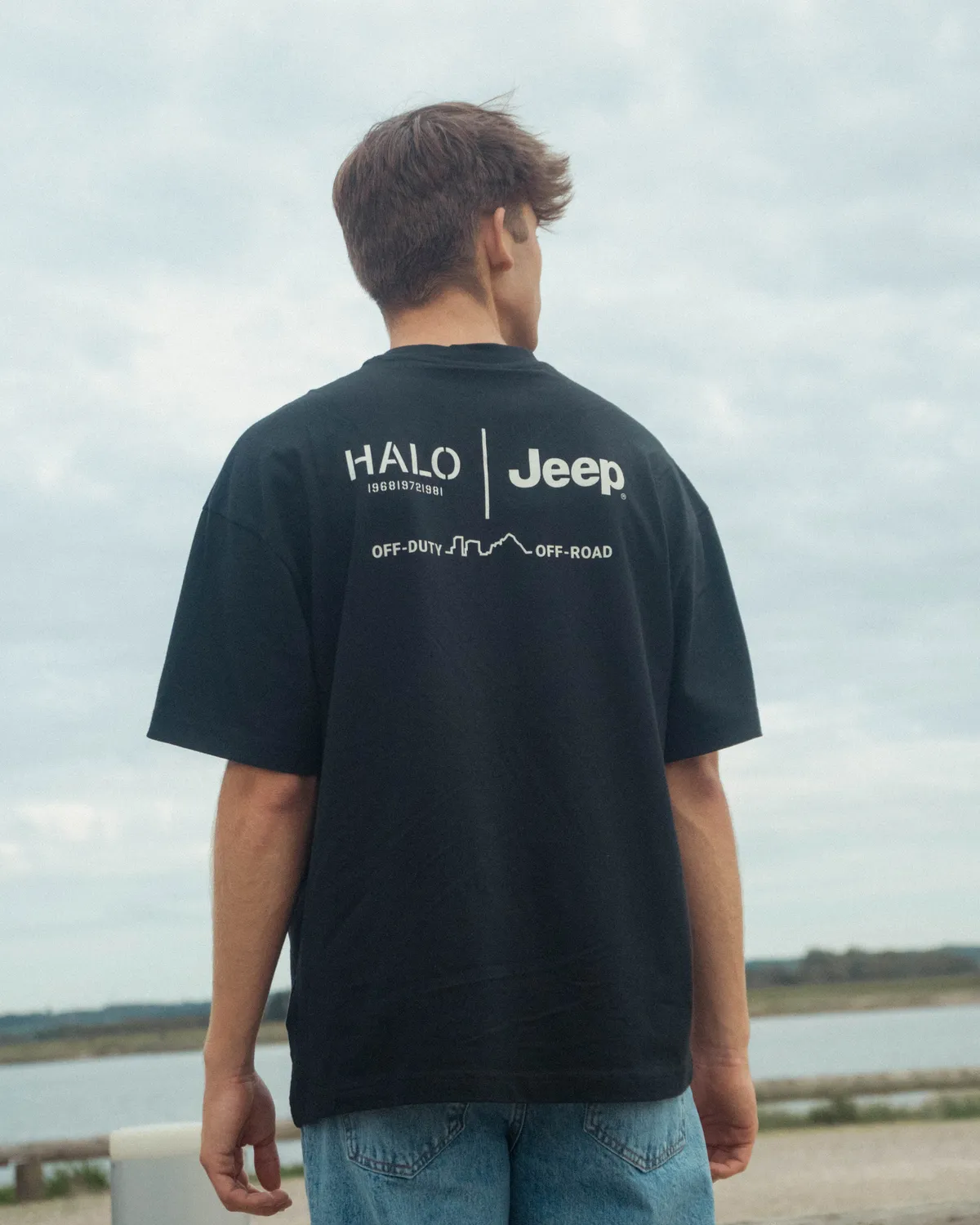 HALO Jeep Boxy T-Shirt - Black