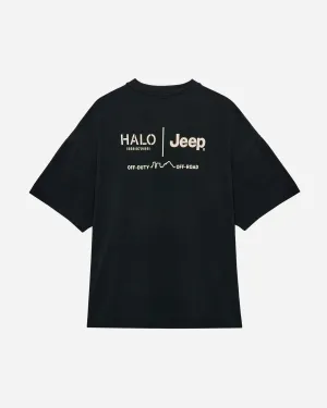 HALO Jeep Boxy T-Shirt - Black