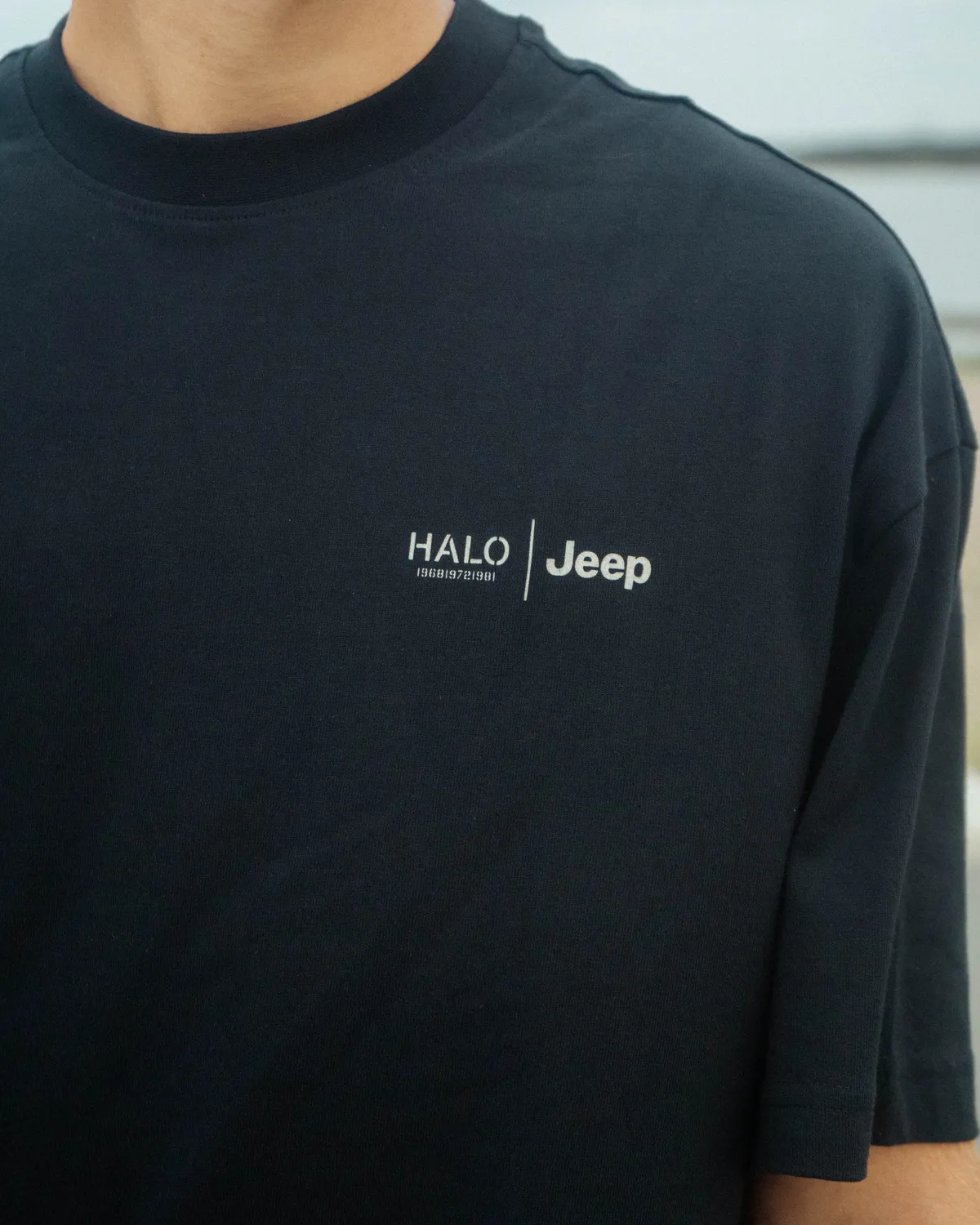 HALO Jeep Boxy T-Shirt - Black