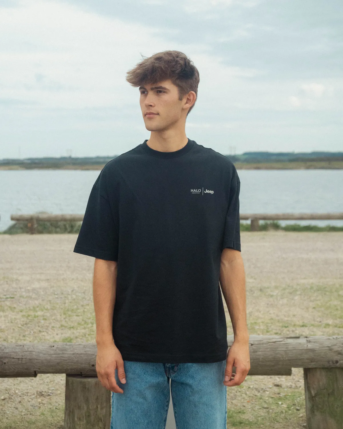 HALO Jeep Boxy T-Shirt - Black