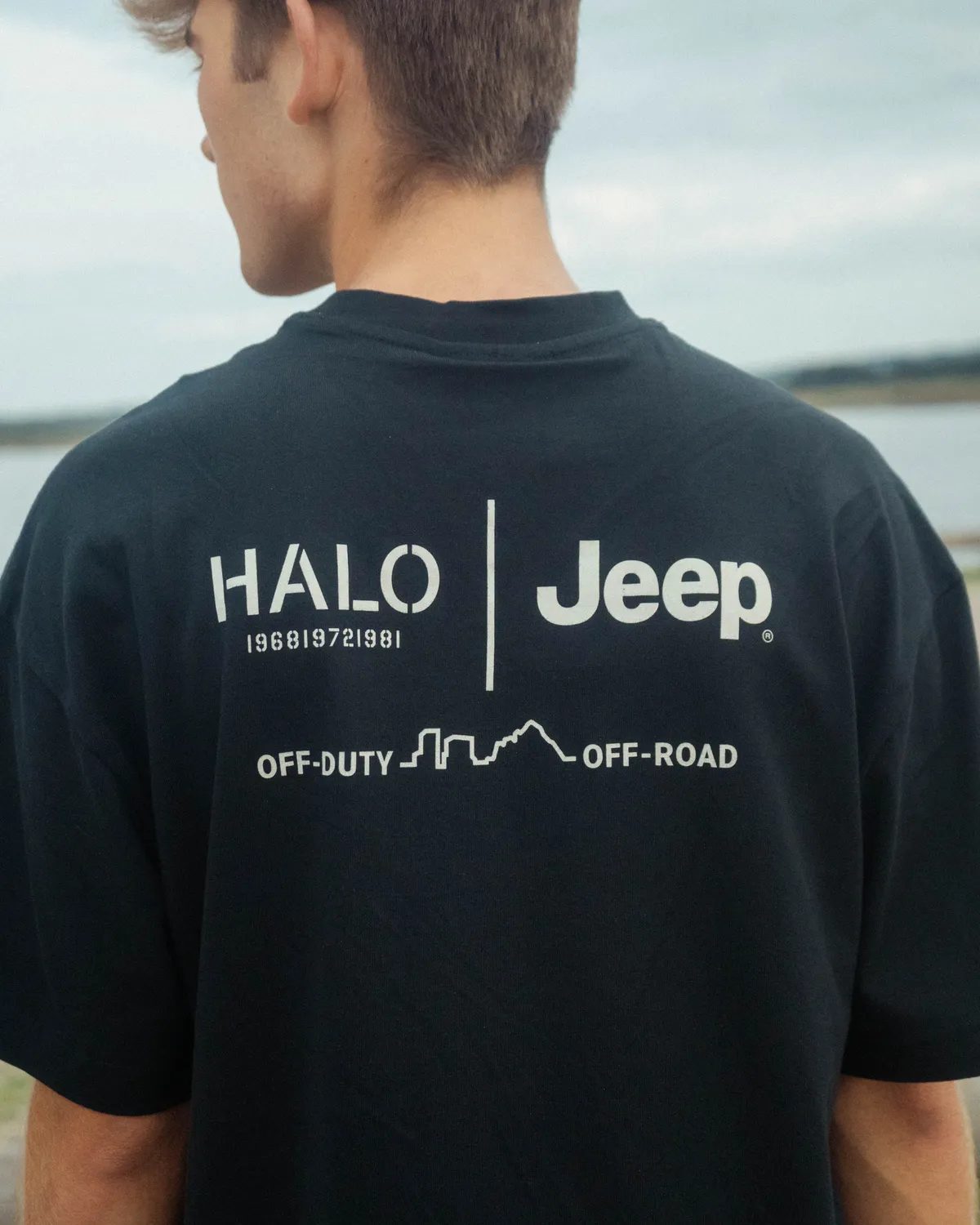 HALO Jeep Boxy T-Shirt - Black