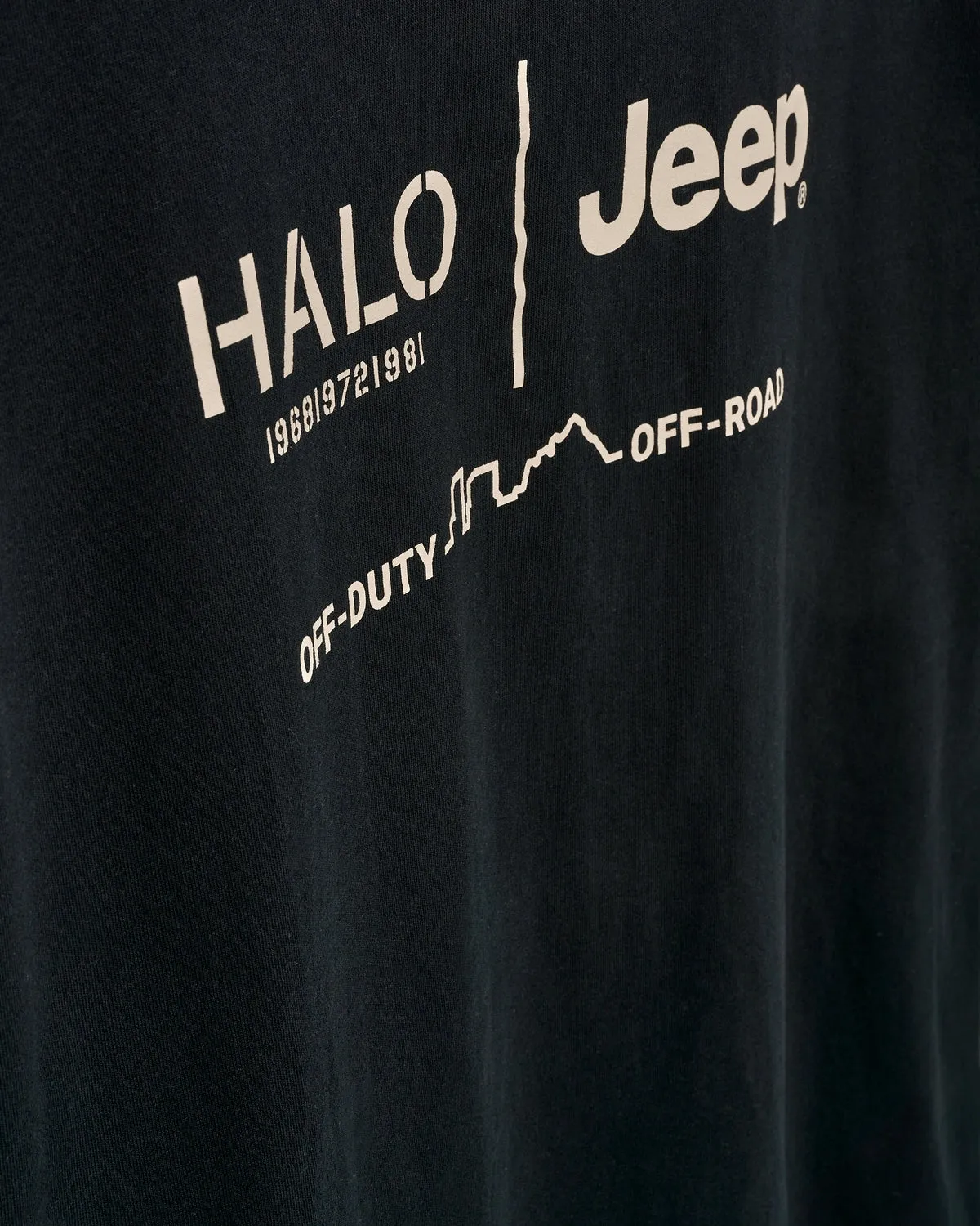 HALO Jeep Boxy T-Shirt - Black