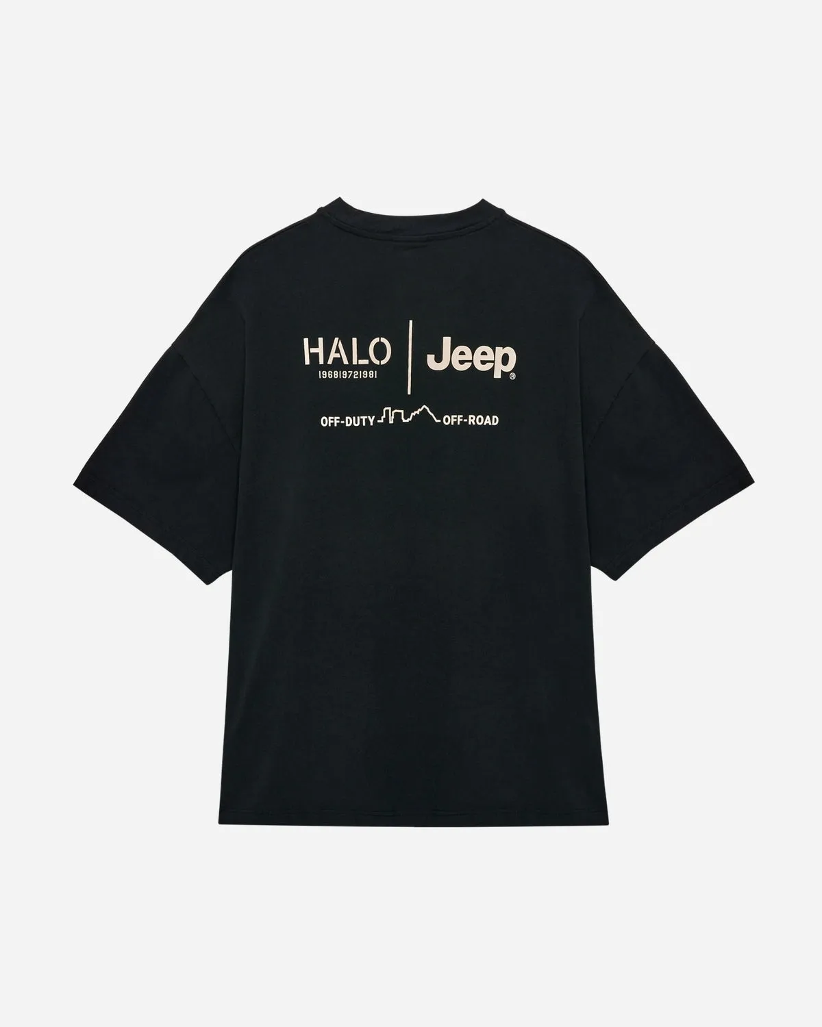 HALO Jeep Boxy T-Shirt - Black