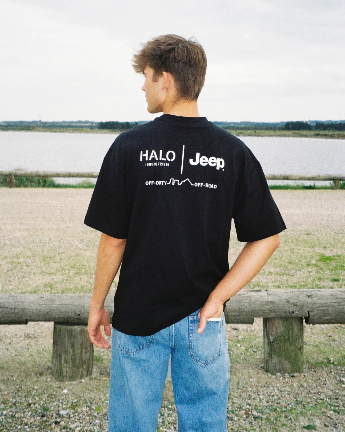 HALO Jeep Boxy T-Shirt - Black