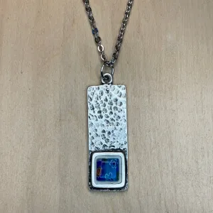 Hammered Millefiori pendant