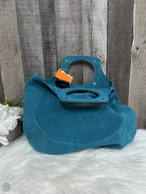 Handbag Leather By Anthropologie, Size: Medium