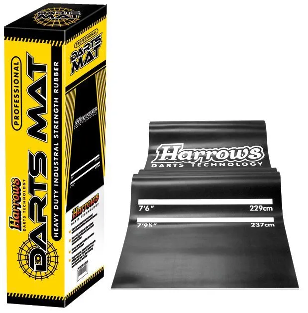 Harrows Pro Rubber Darts Mat 300x65cm -DS