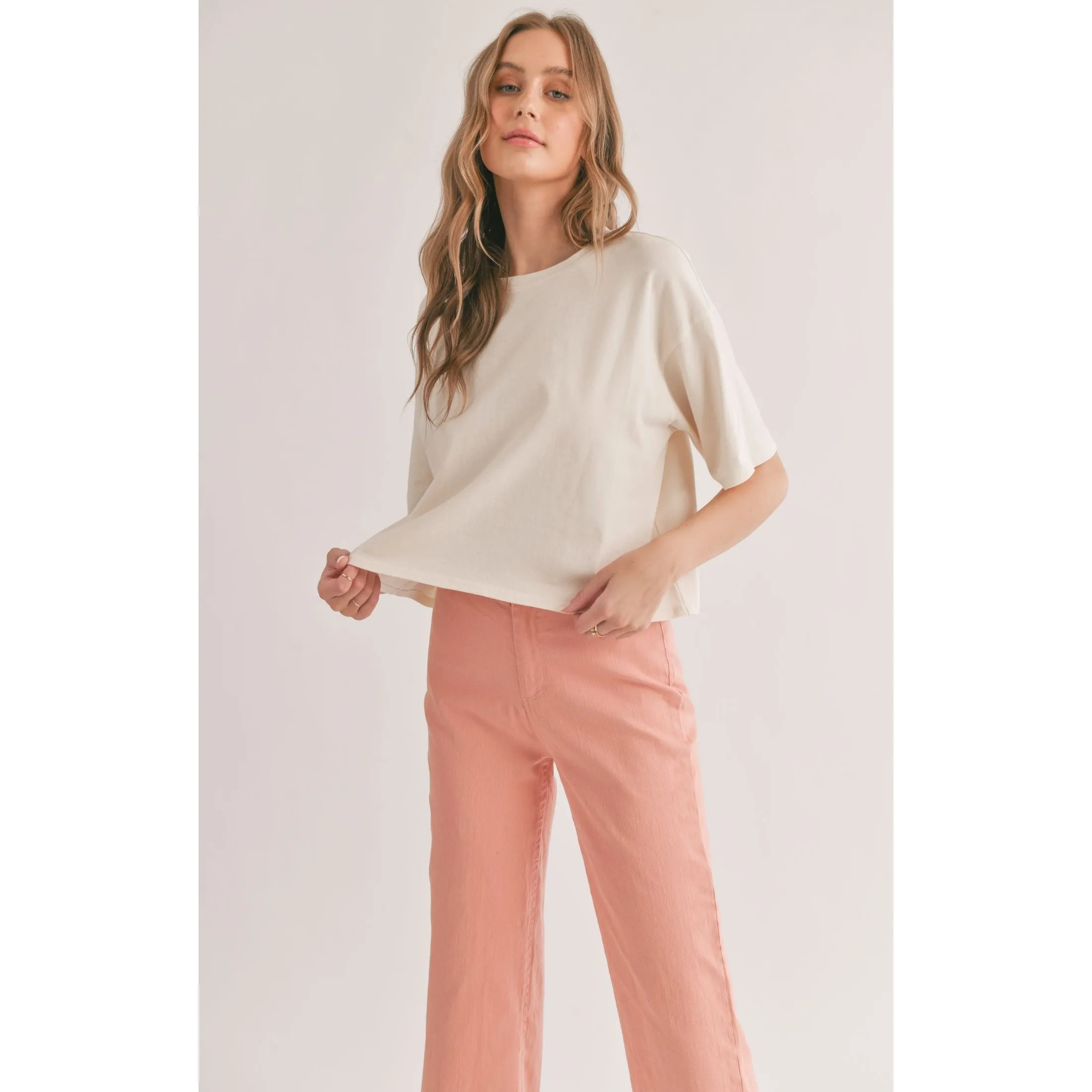 HAZE BOXY CROP TEE