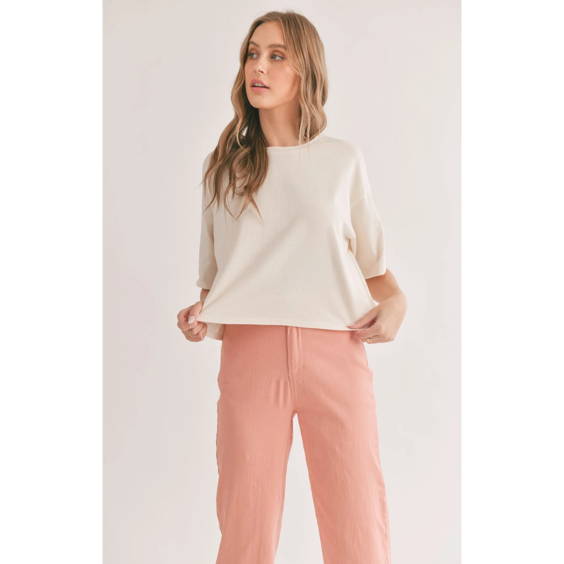 HAZE BOXY CROP TEE