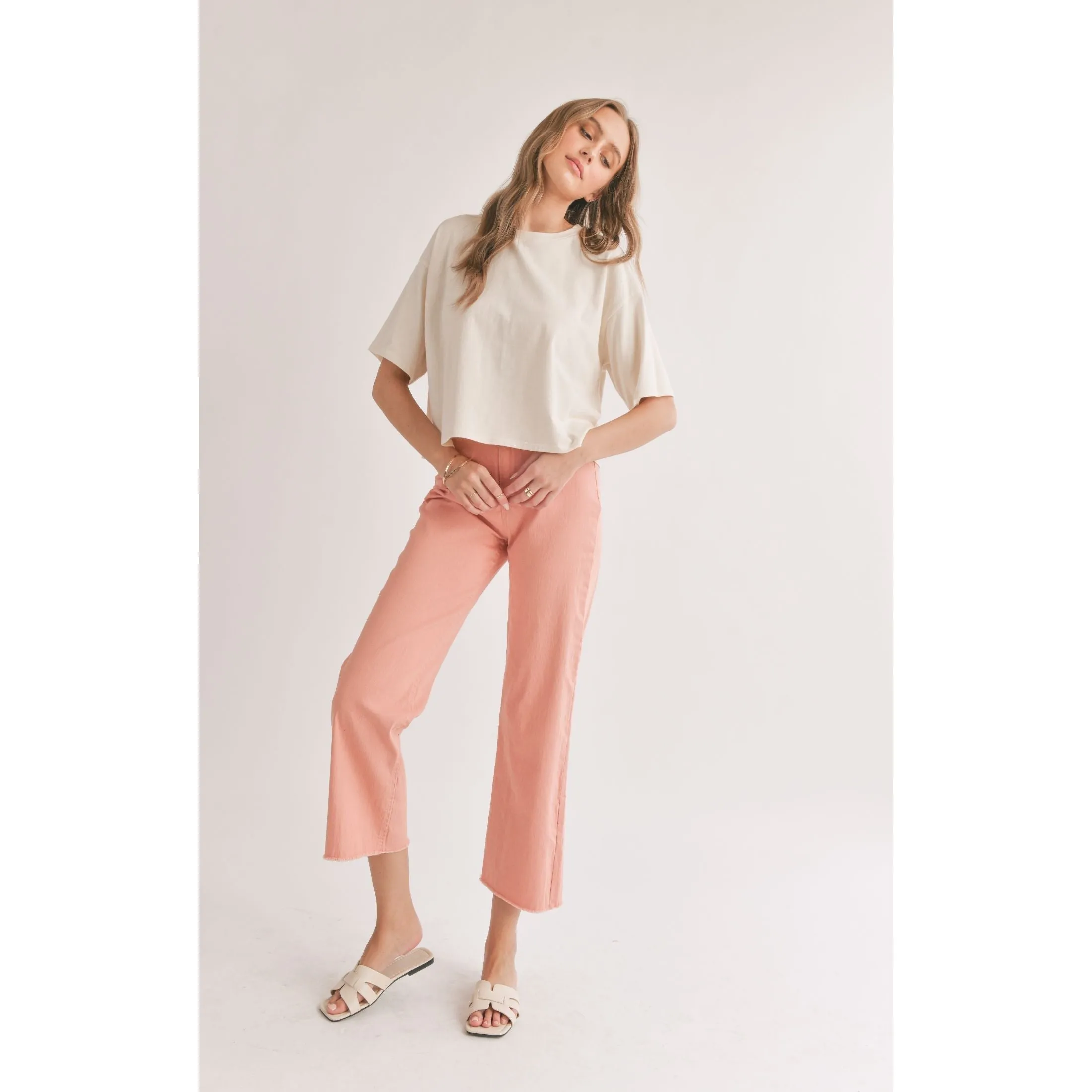 HAZE BOXY CROP TEE