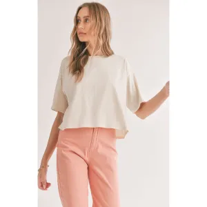 HAZE BOXY CROP TEE