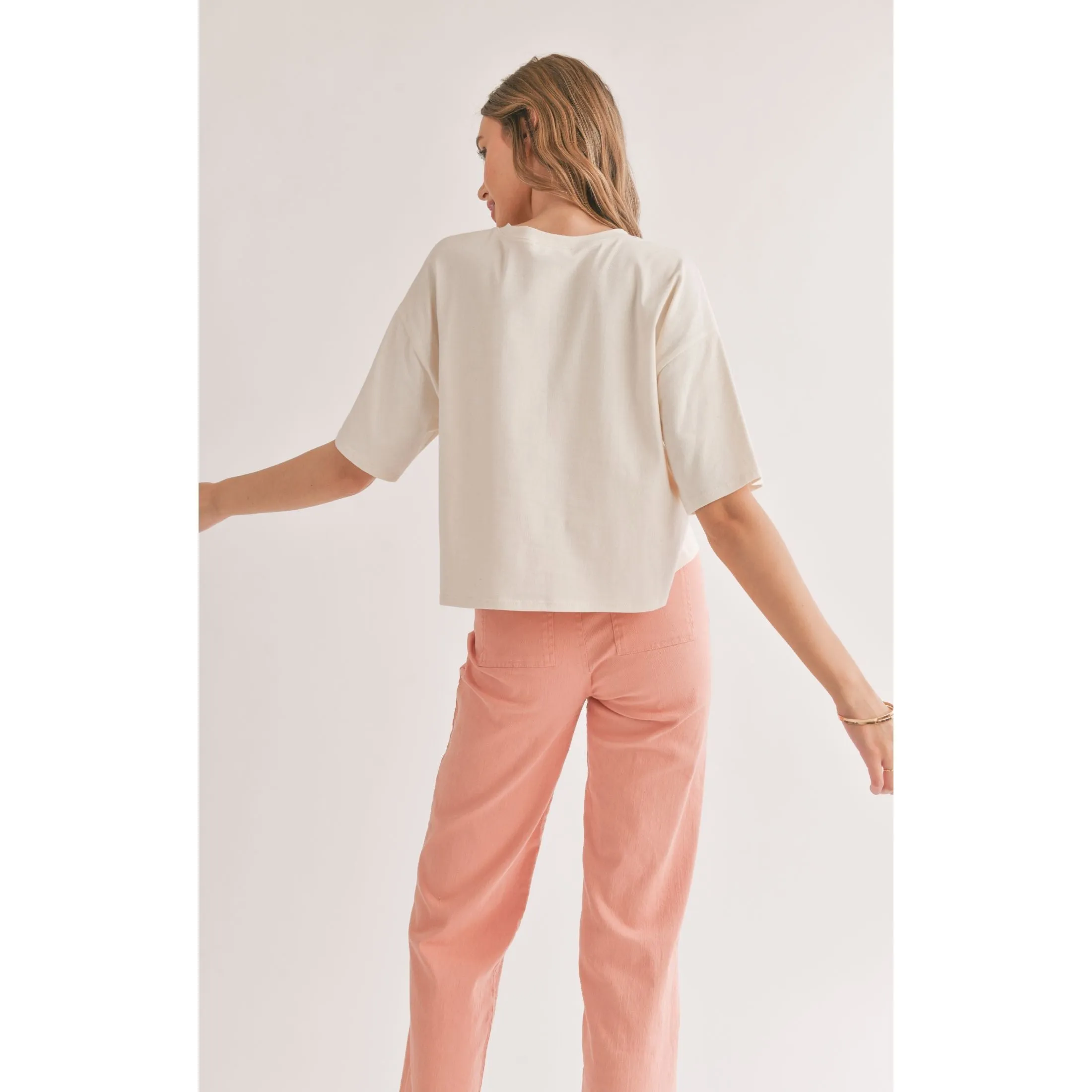 HAZE BOXY CROP TEE