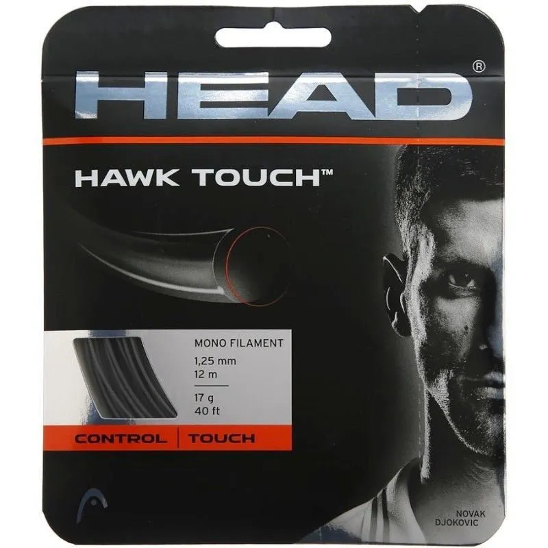 Head Hawk Touch 17 Tennis Strings in Anthracite