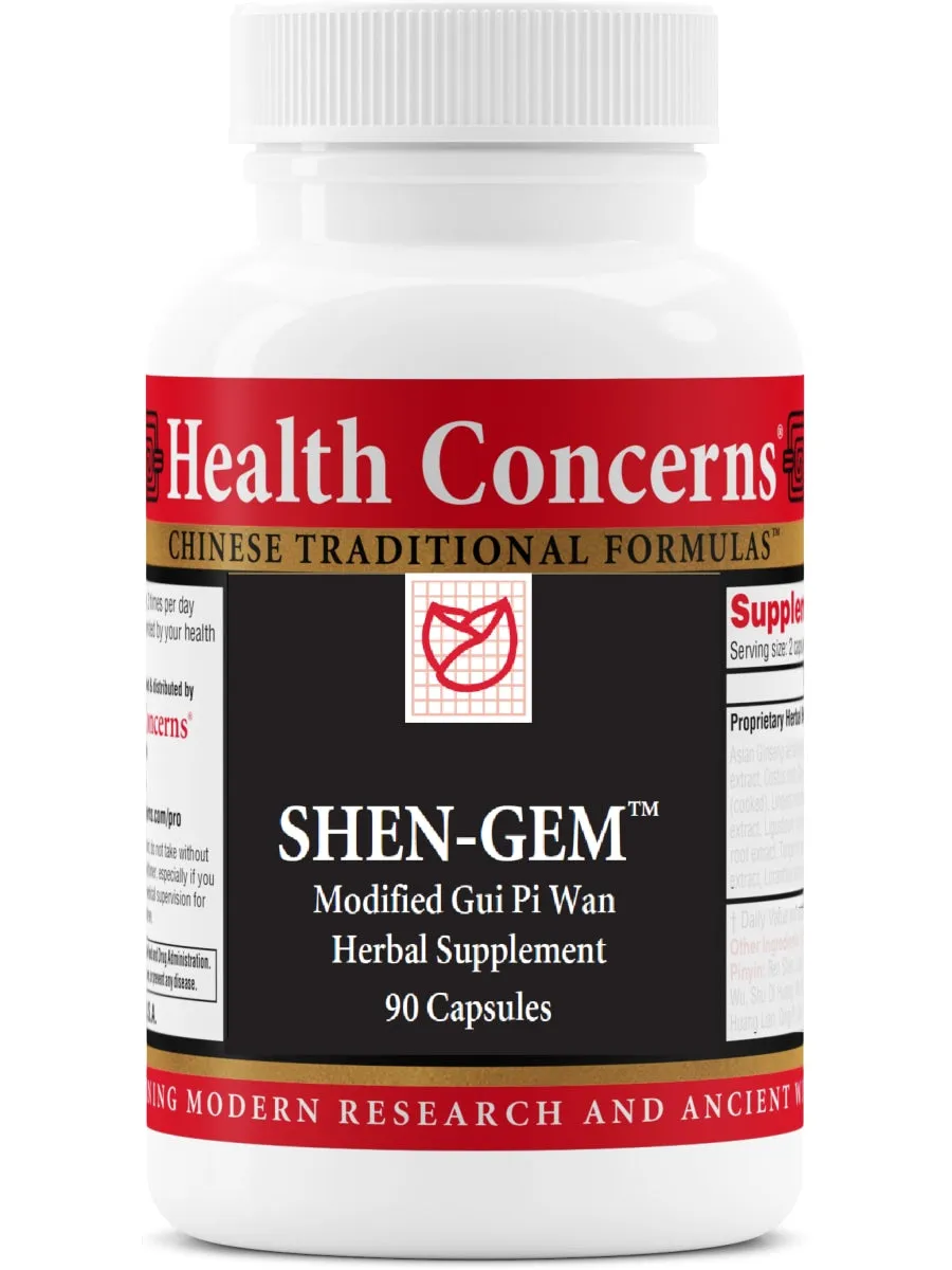 Health Concerns, Shen Gem, 90 ct