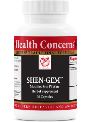 Health Concerns, Shen Gem, 90 ct