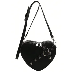 Heart Shaped Crossbody Handbag
