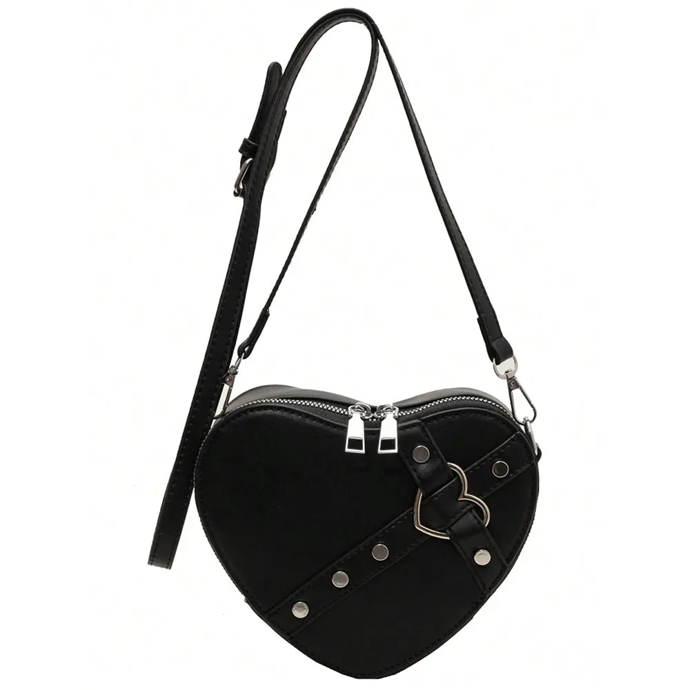 Heart Shaped Crossbody Handbag