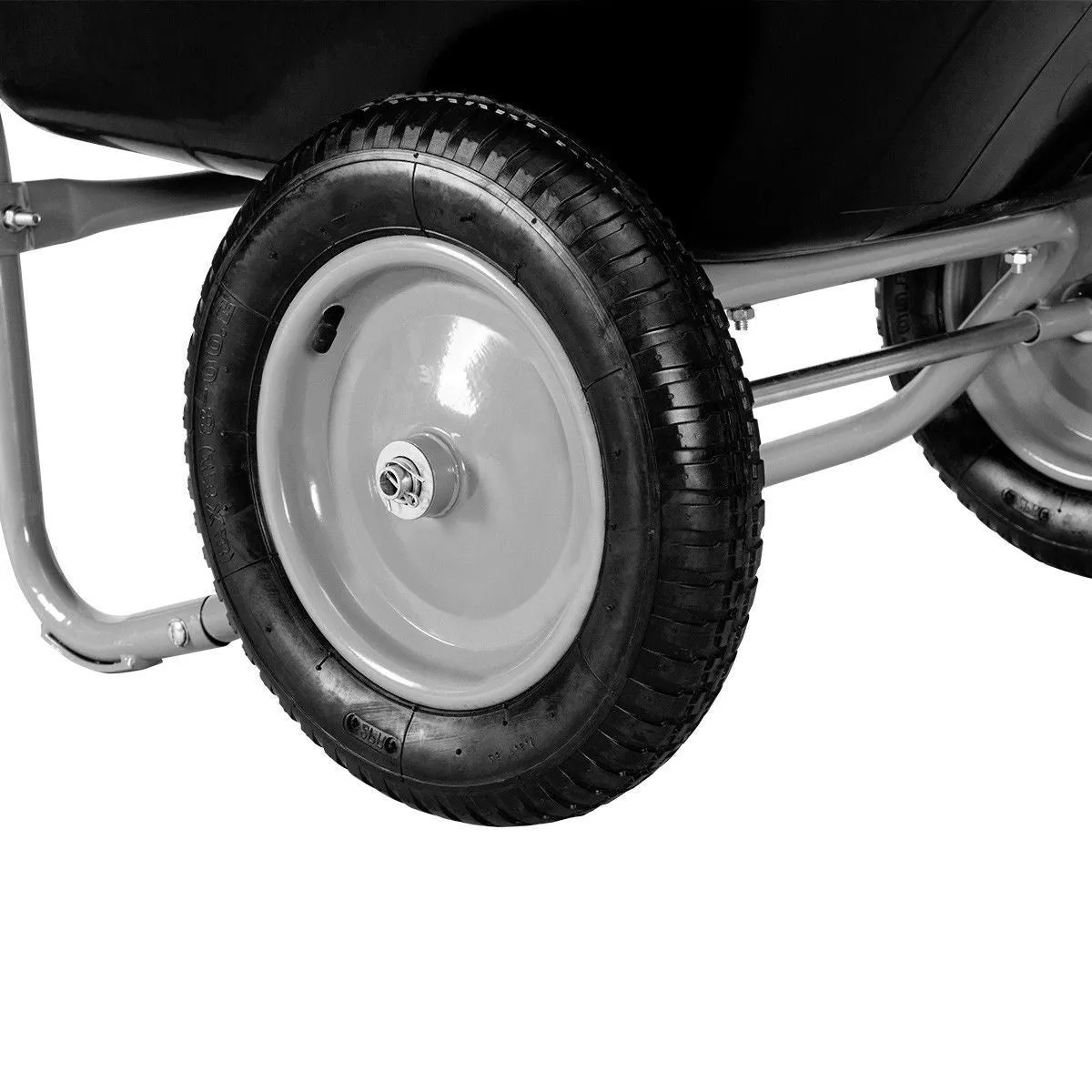 Heavy Duty Black Rust Proof Wheelbarrow