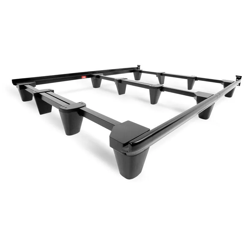 Heavy Duty Metal Bed Frame in Charcoal Finish - Full Queen King California King