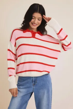 Hello, Darling Collared Sweater