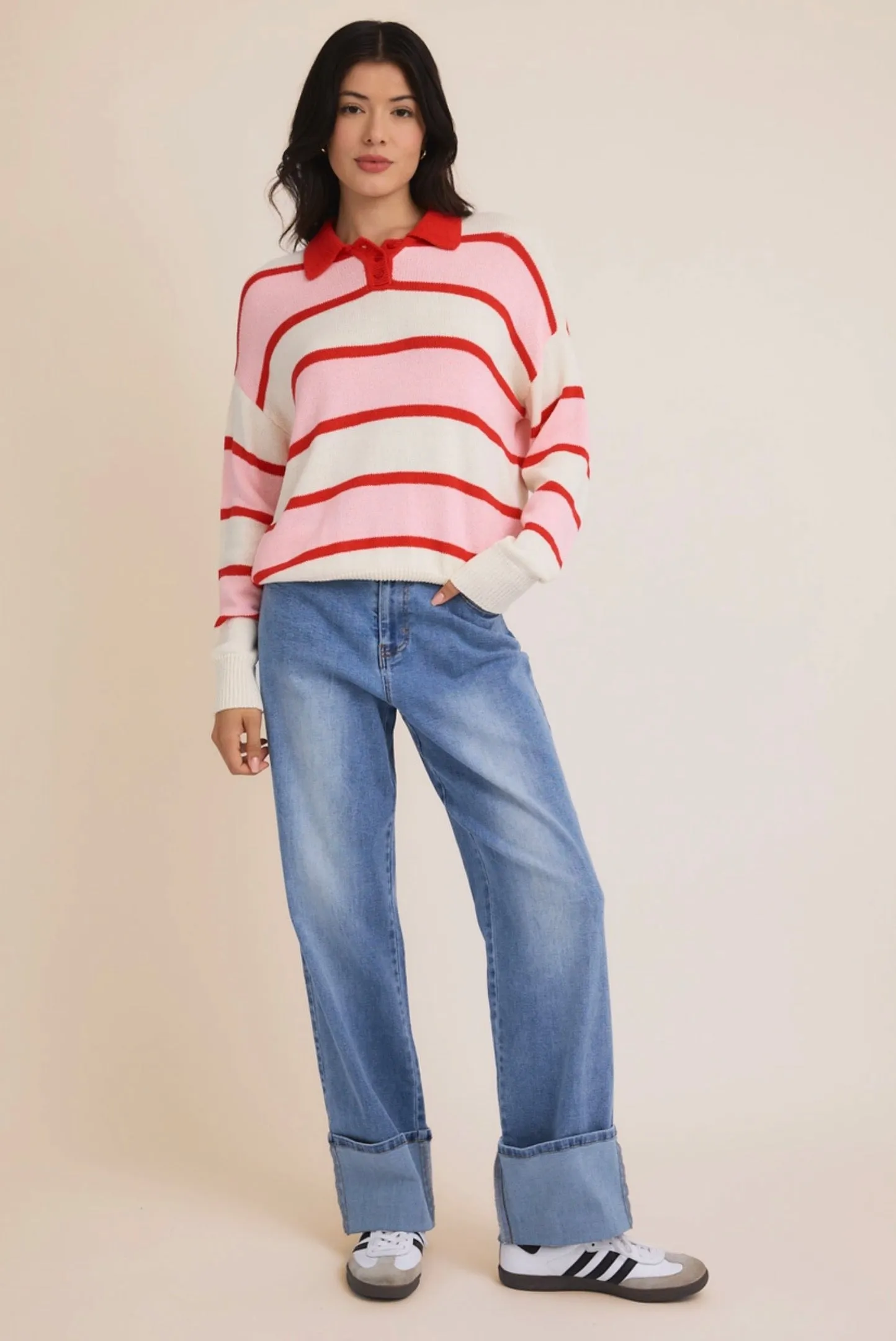 Hello, Darling Collared Sweater