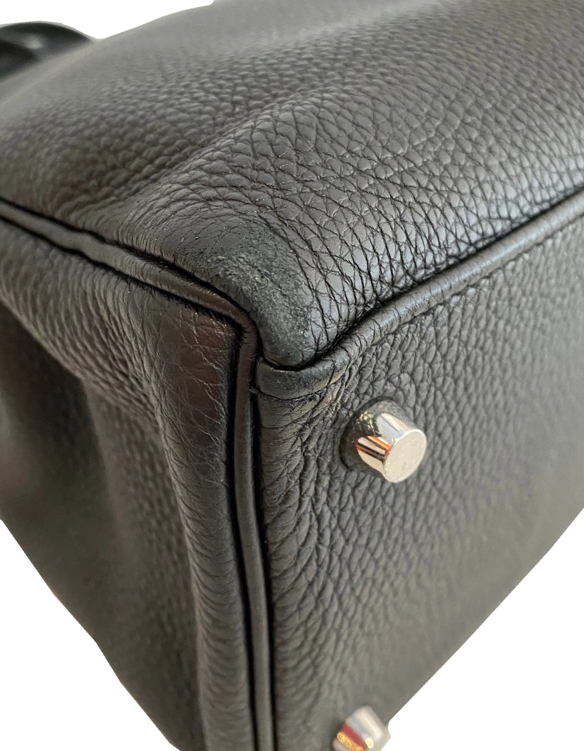 Hermes 35cm Black Togo Leather Kelly Bag PHW