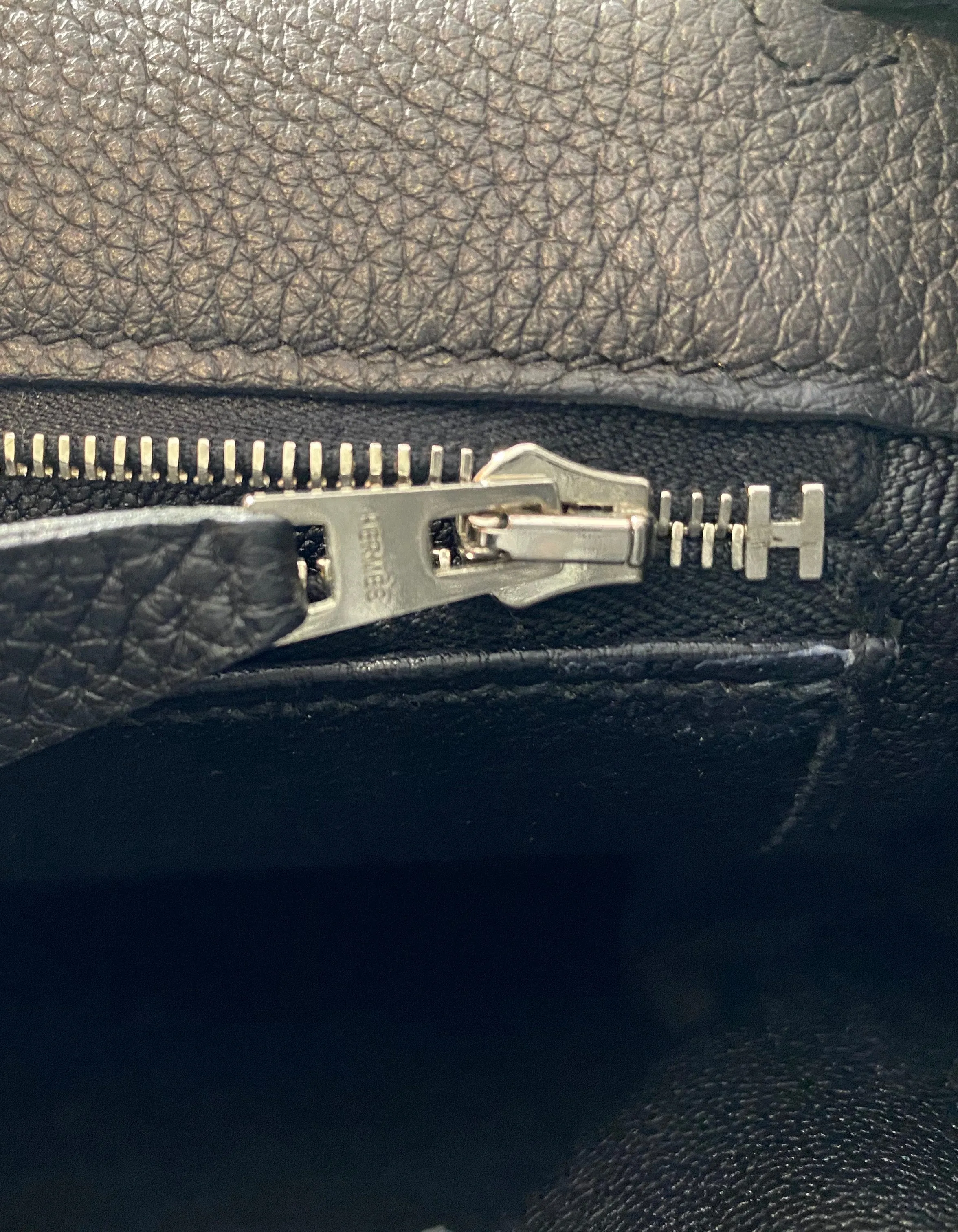Hermes 35cm Black Togo Leather Kelly Bag PHW