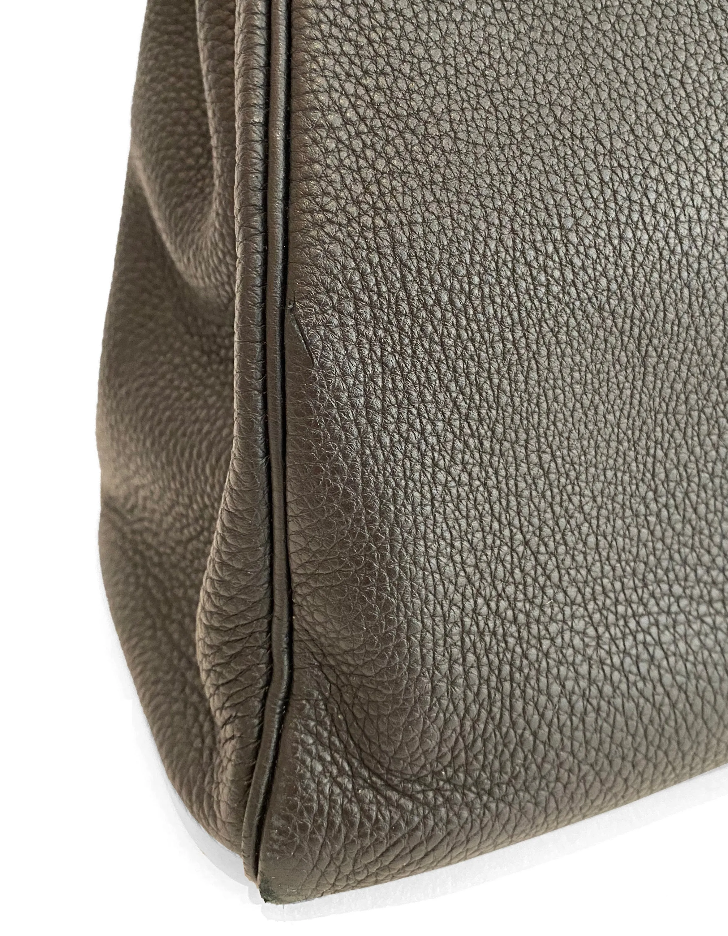 Hermes 35cm Black Togo Leather Kelly Bag PHW