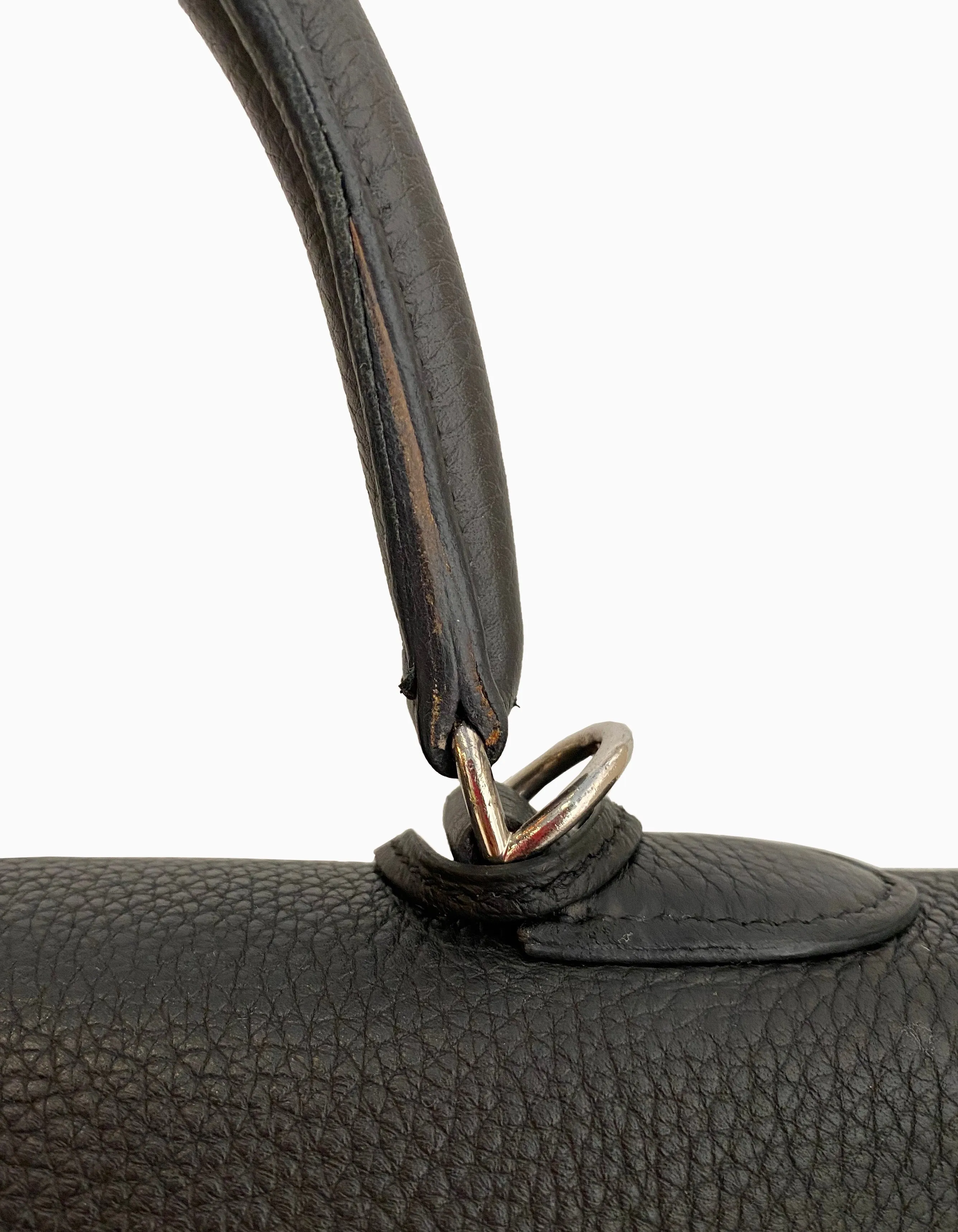 Hermes 35cm Black Togo Leather Kelly Bag PHW