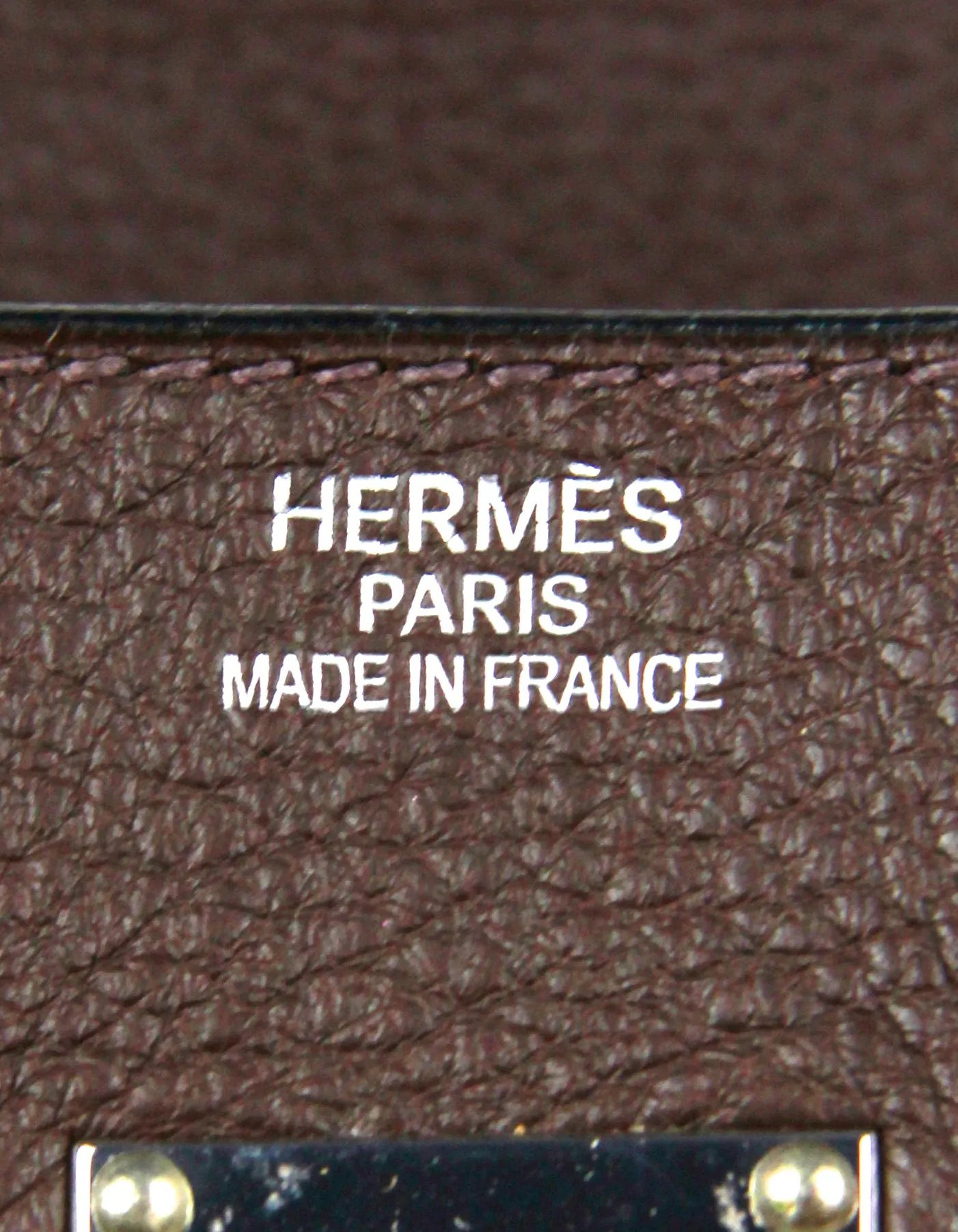 Hermes Brown Taurillon Clemence JPG Shoulder Birkin 42
