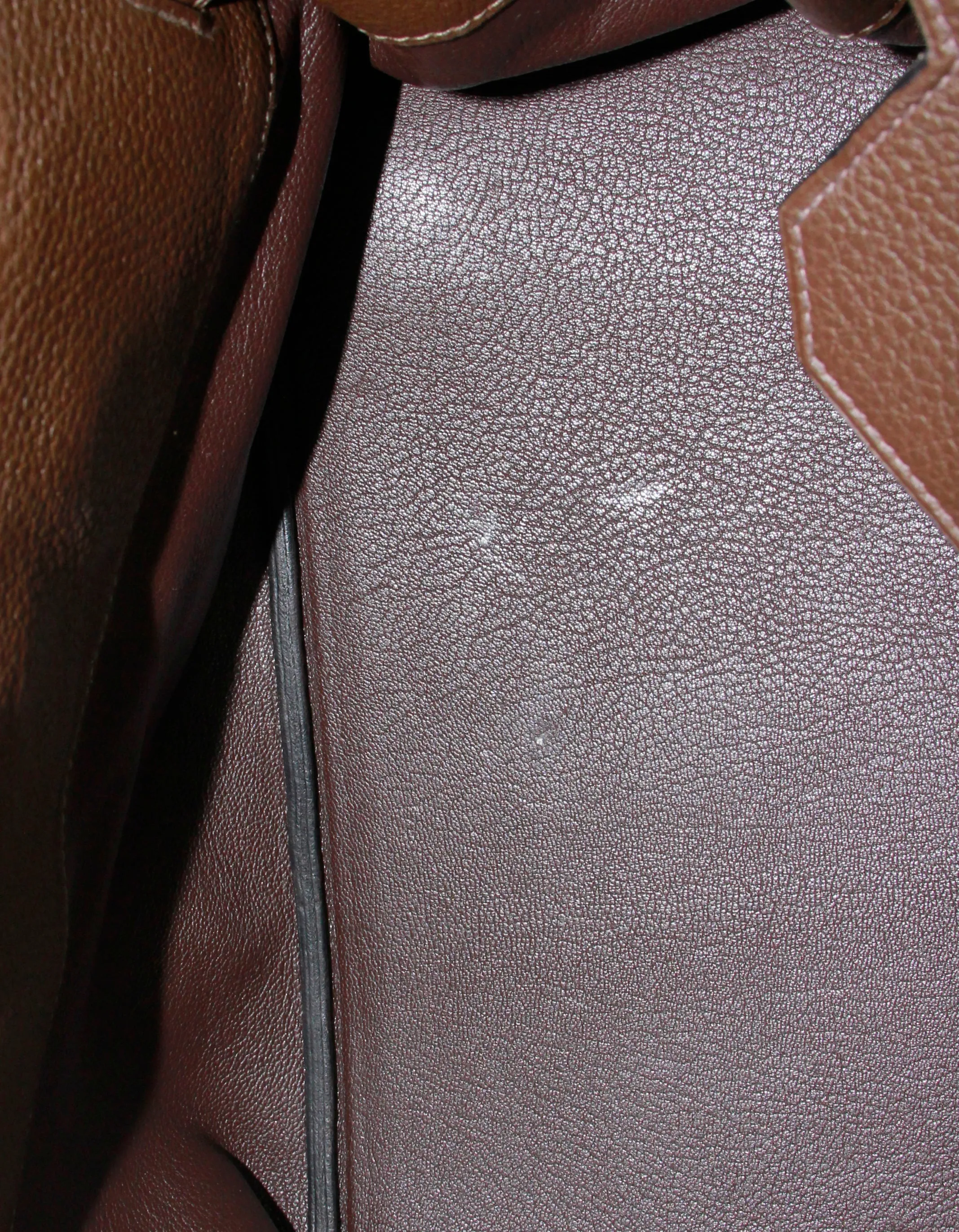 Hermes Brown Taurillon Clemence JPG Shoulder Birkin 42