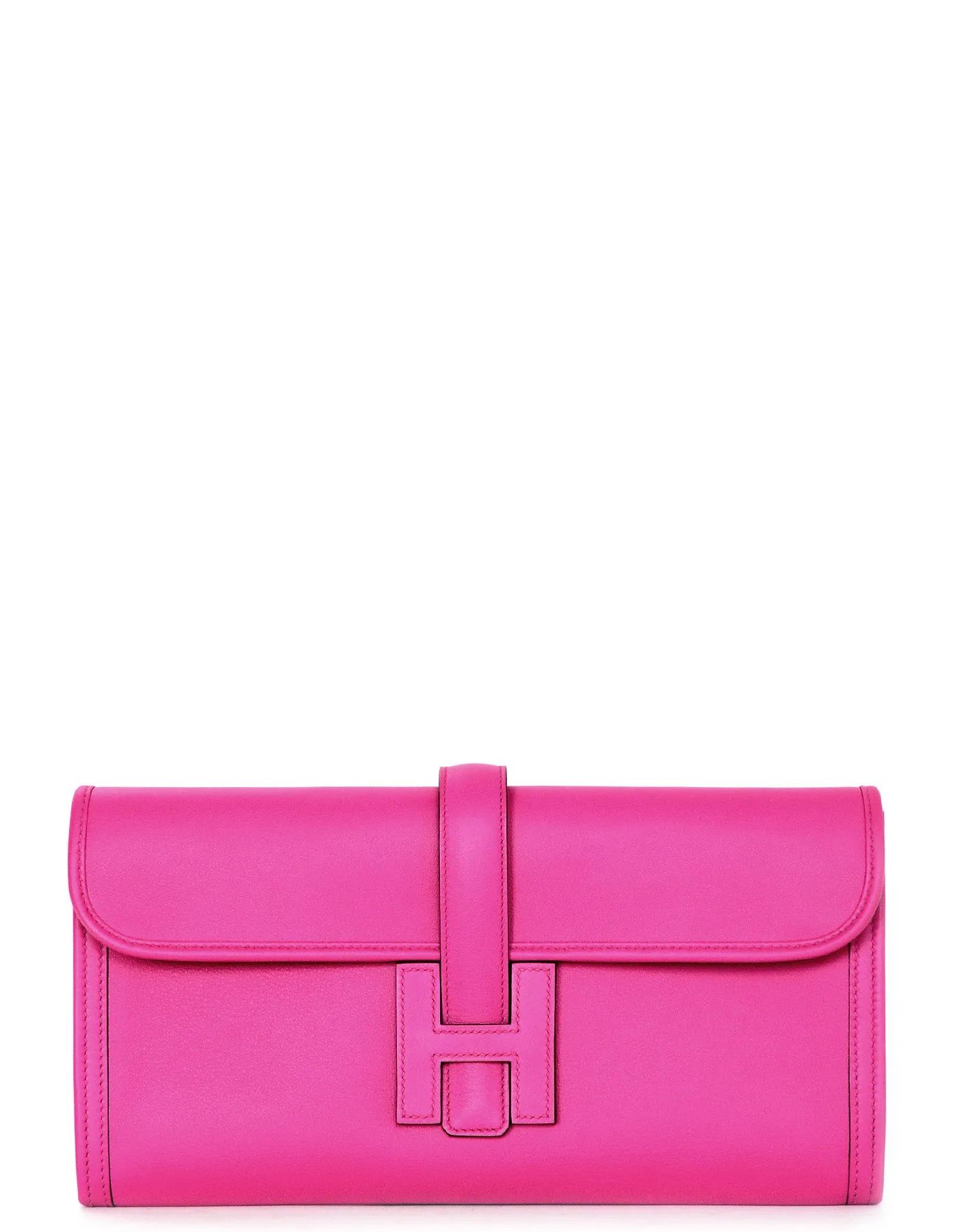 Hermes Magnolia Swift Leather Jige Elan 29 Clutch