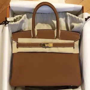Hermès Birkin 30 Gold Togo Gold Hardware GHW