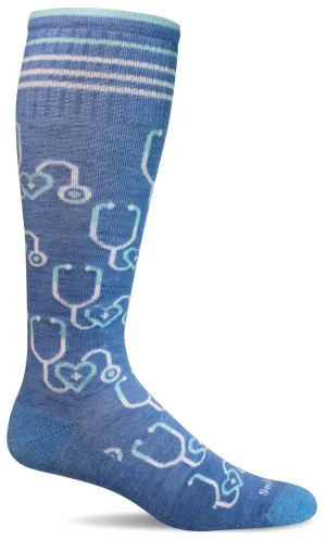 Hero Knee-High Women - Cornflower Firm Compression (20-30mmHG)