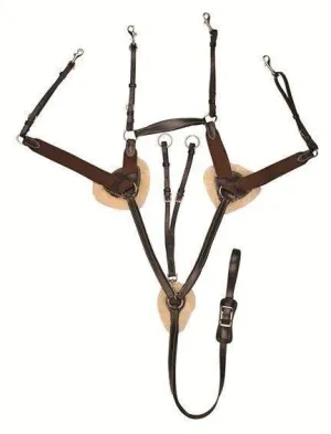 HKM Breastplate/Martingale With Lambswool