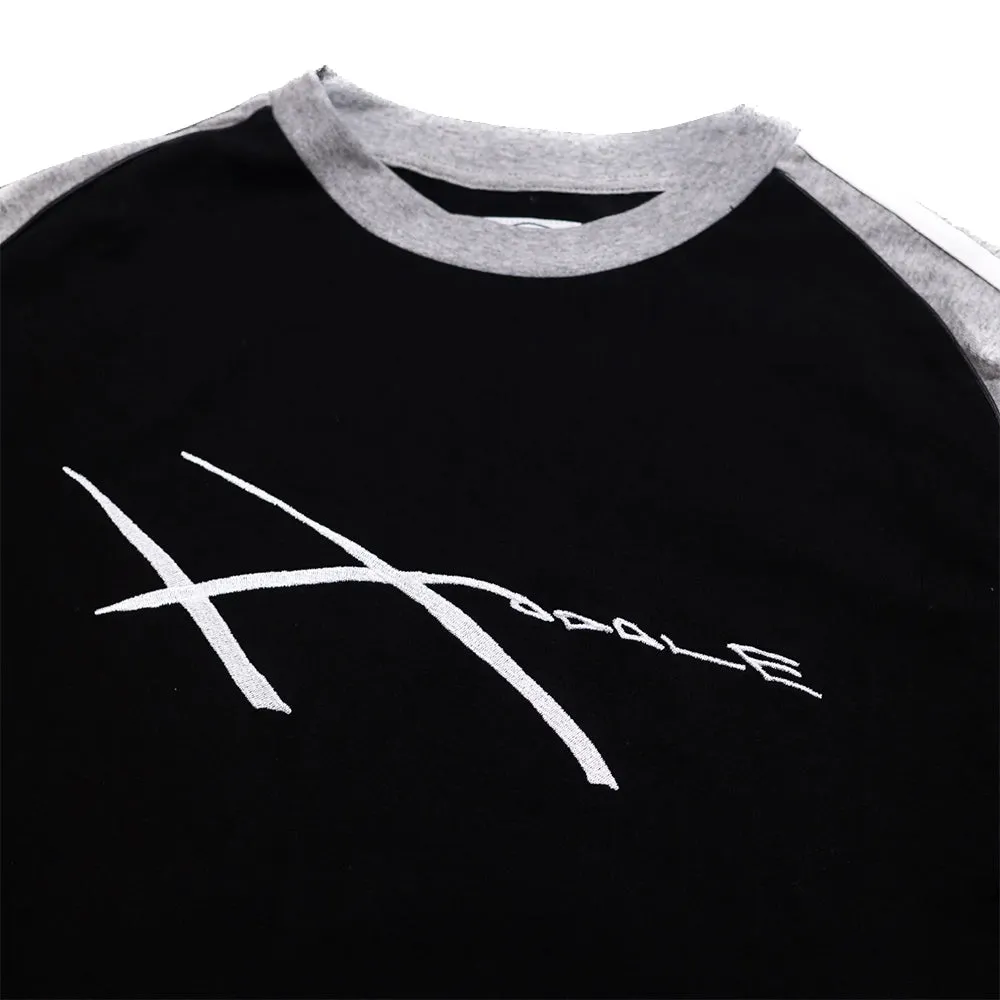 Hoddle Warped Jersey Tee Black