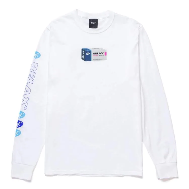 HUF Relax L/S T-Shirt White