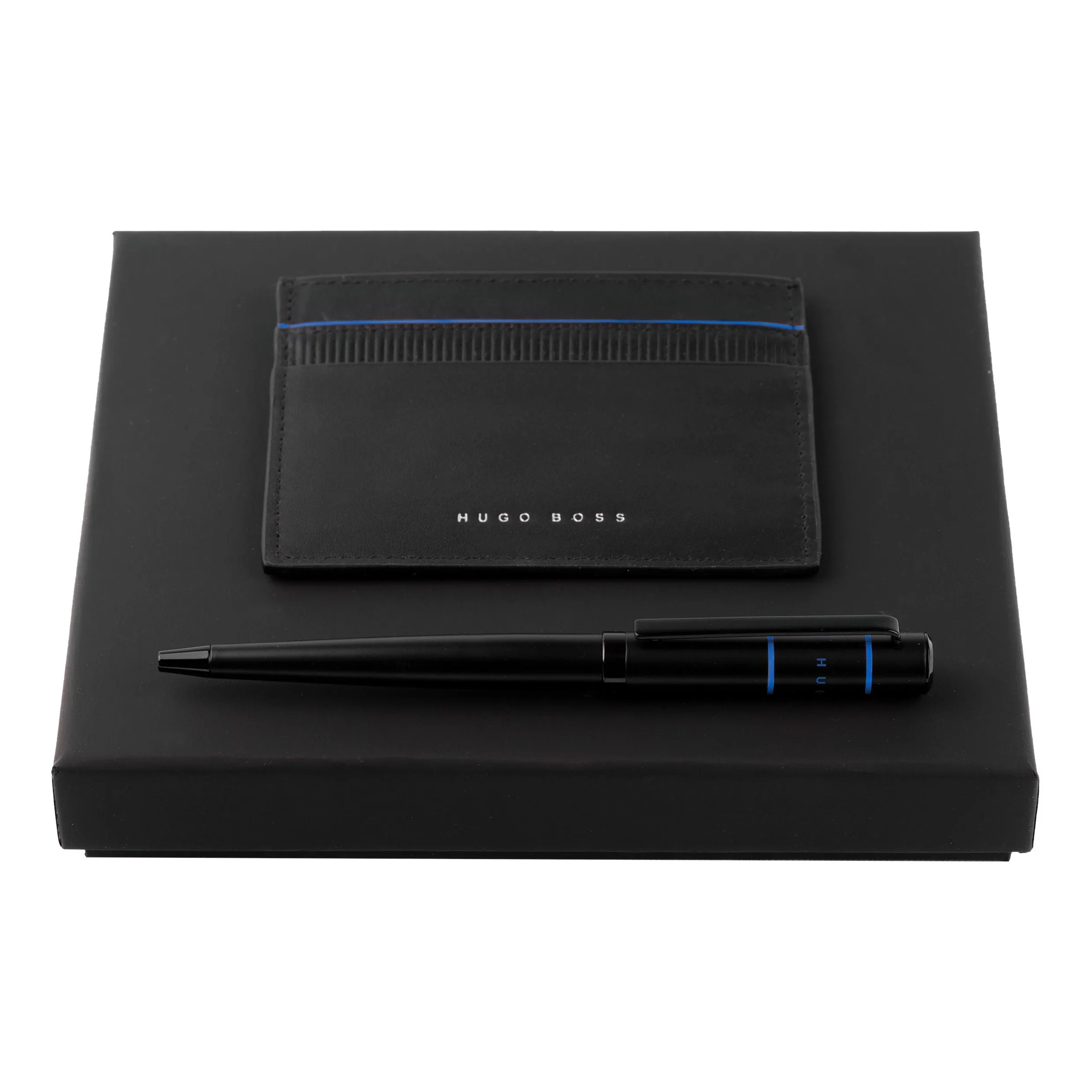 HUGO BOSS HPBC241L-Set HUGO BOSS Blue (ballpoint pen & card holder)