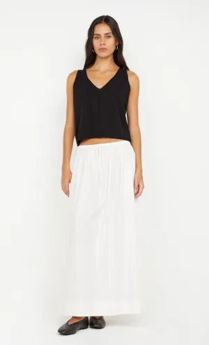 INDIANA V NECK TANK - BLACK