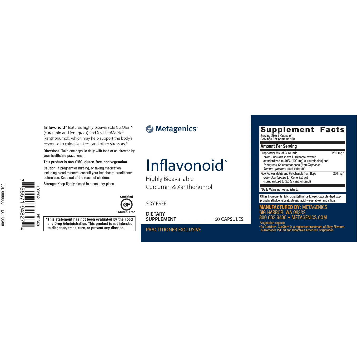 Inflavonoid® <br>Highly Bioavailable Curcumin & Xanthohumol