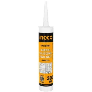 Ingco Acetic Silicone Sealant – White, Black & Transparent – 300ml