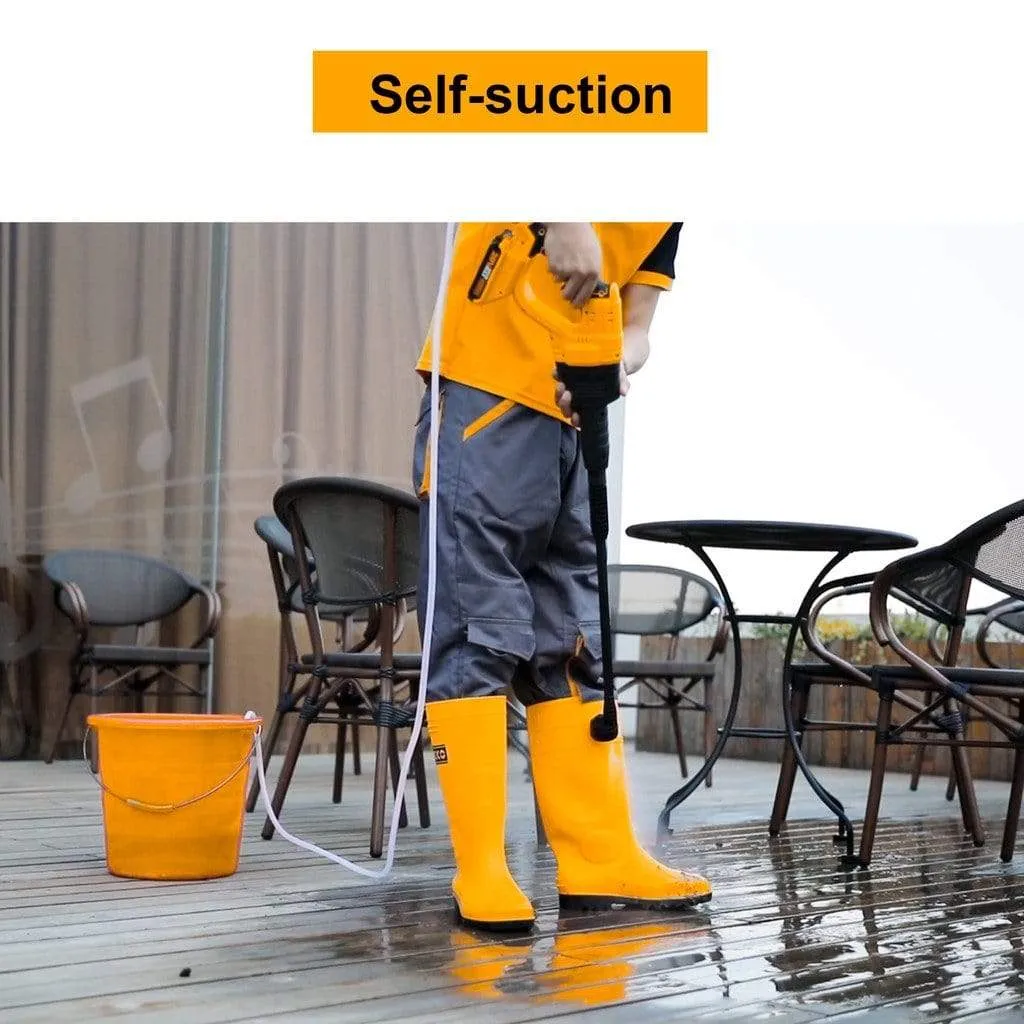 Ingco Li-ion Cordless High Pressure Washer 24.8 Bar with 20V 2.0Ah Battery & Charger - CPWLI20082