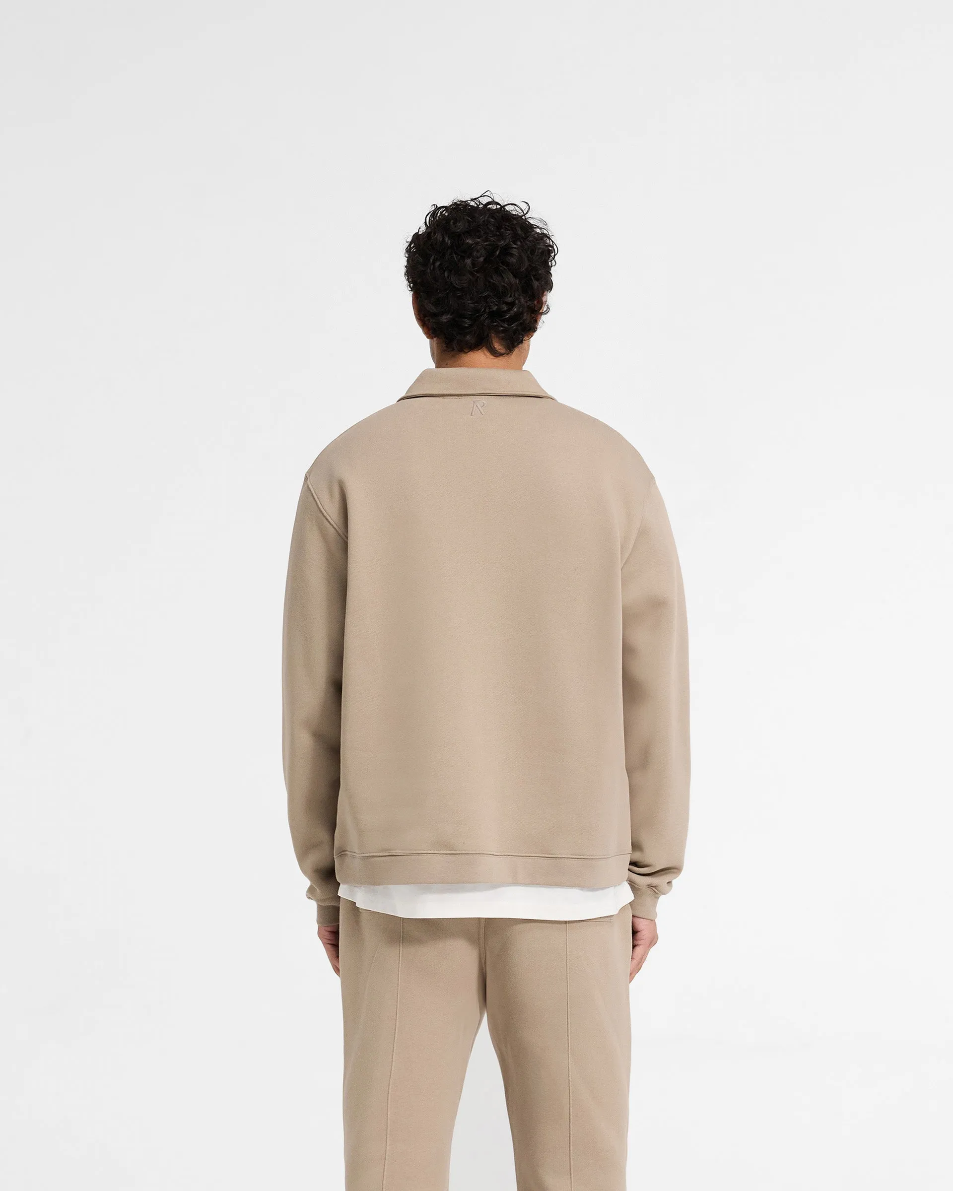 Initial Boxy Quarter Zip - Dune