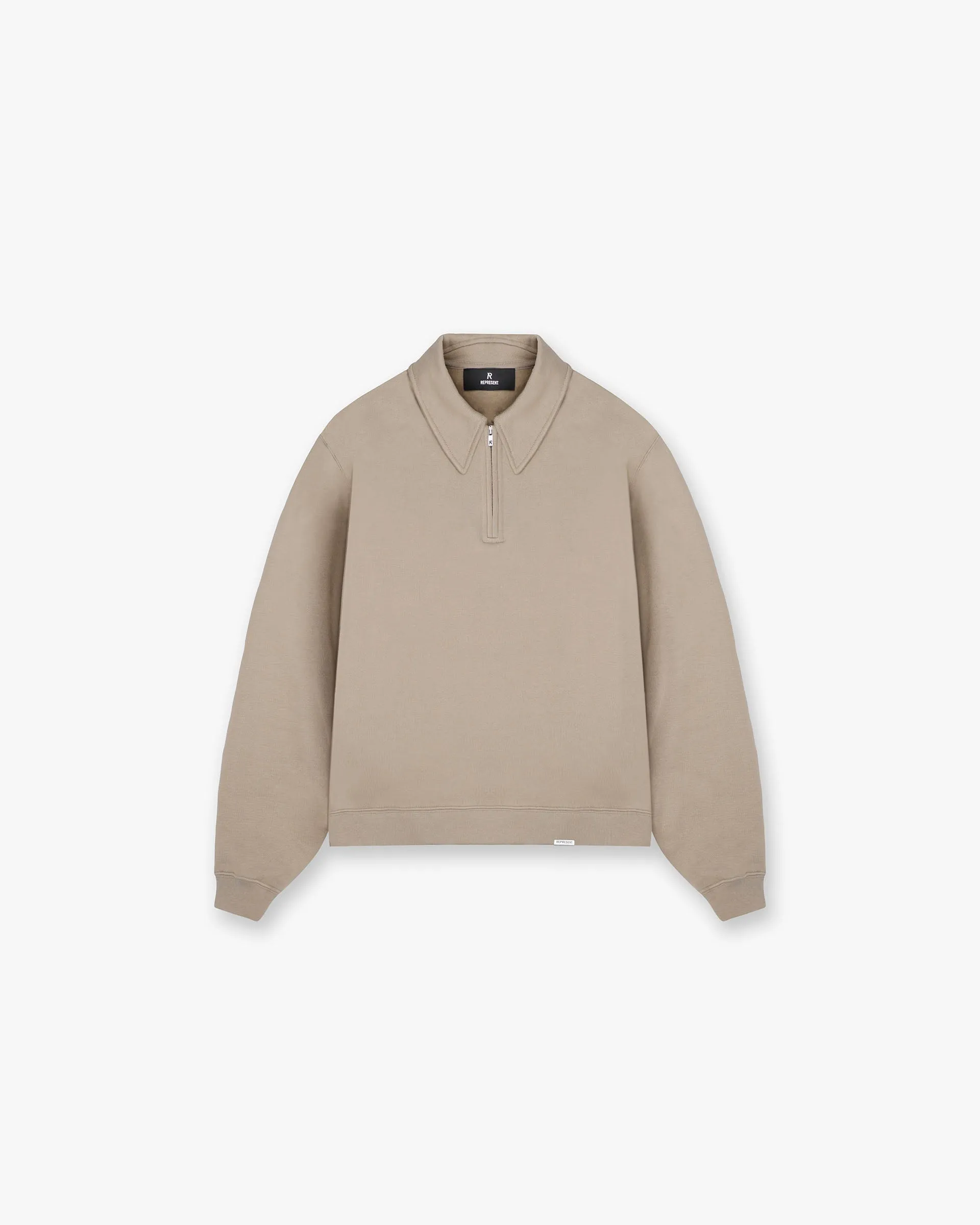 Initial Boxy Quarter Zip - Dune