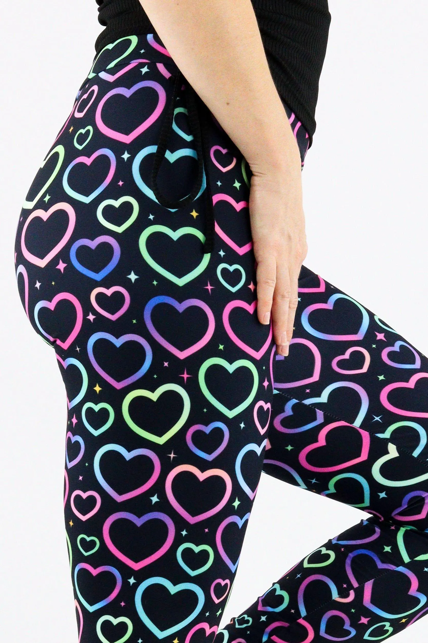 Iridescent Love - Casual Full Leggings