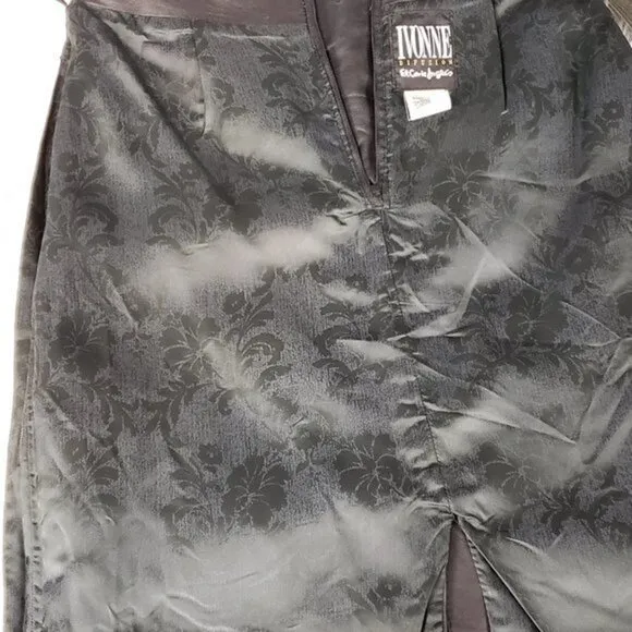 Ivonne Difusion Genuine Leather Skirt Size 40