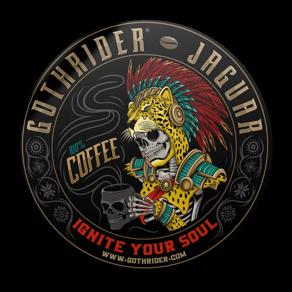 Jaguar Coffee Sticker