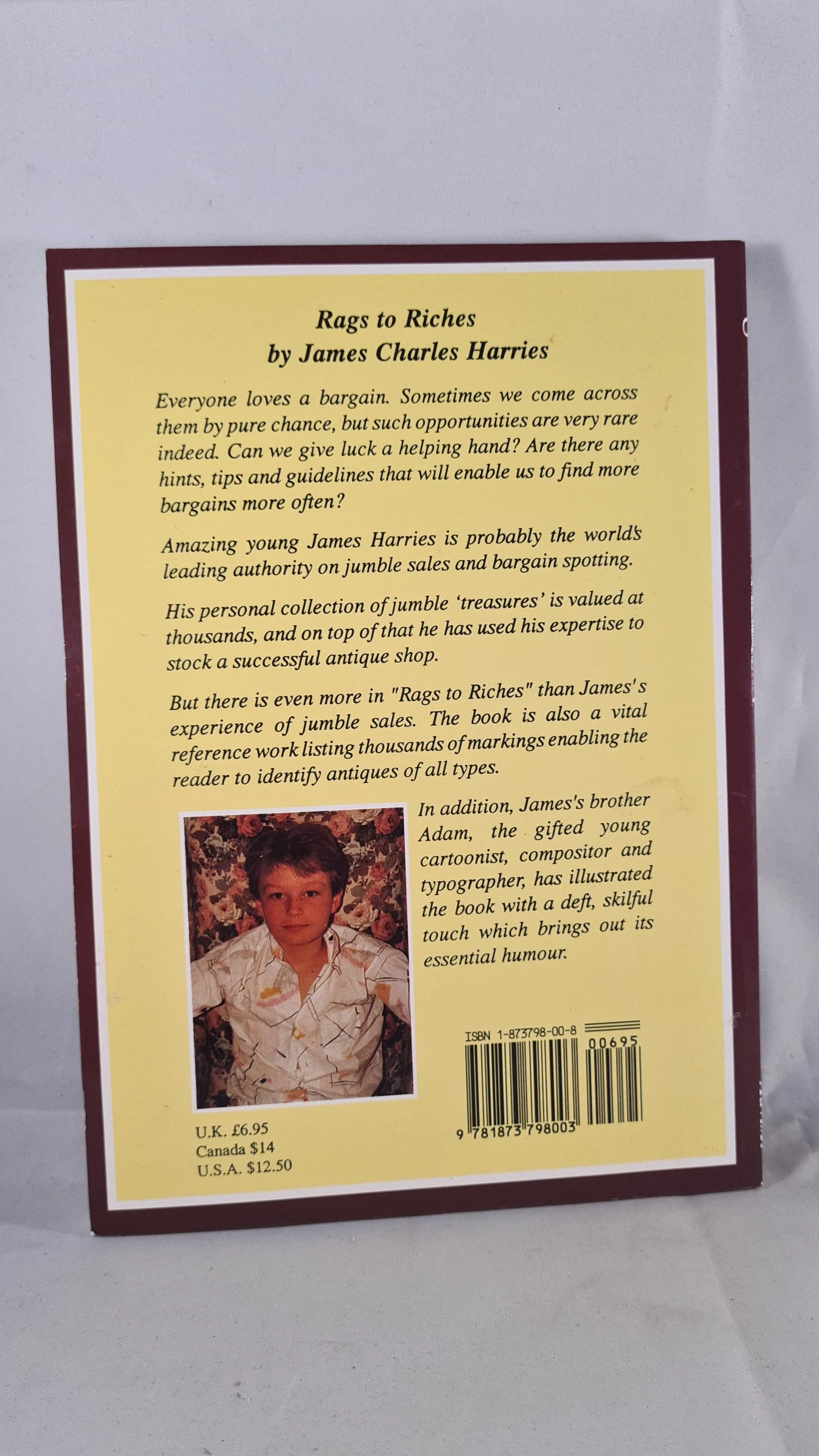 James Charles Harries - Rags to Riches, The Adviser, 1991, Paperbacks