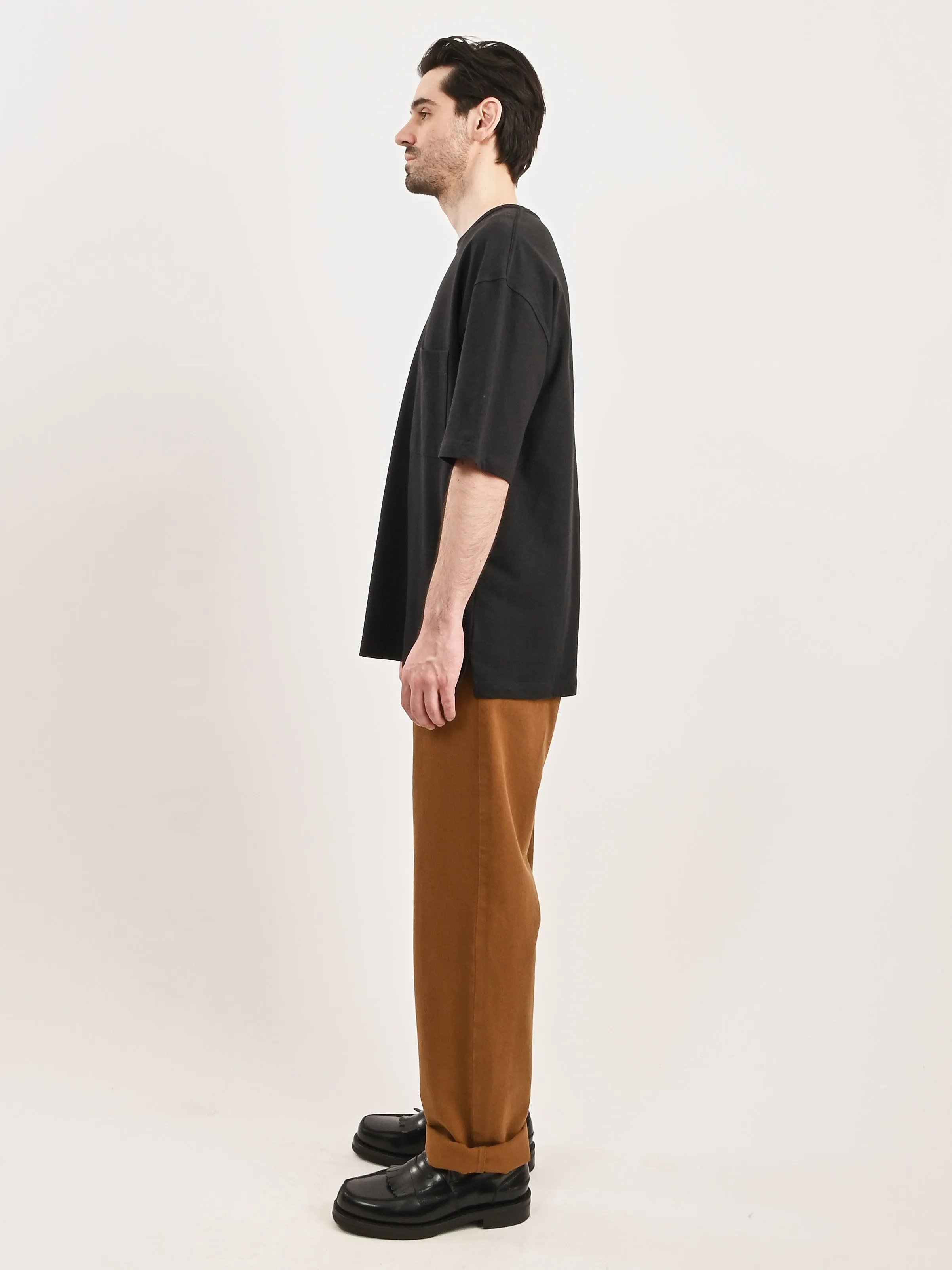 Jet Black Boxy S/S T-Shirt